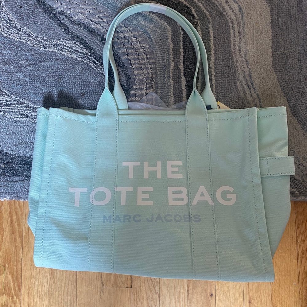 SOLD-Marc Jacobs The Tote Large Tote Bag Seafoam Green NWT